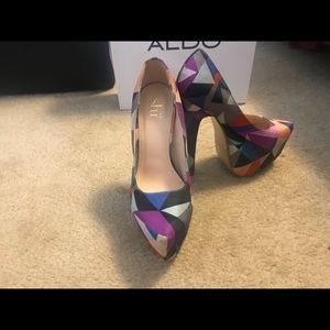 Multi color heels